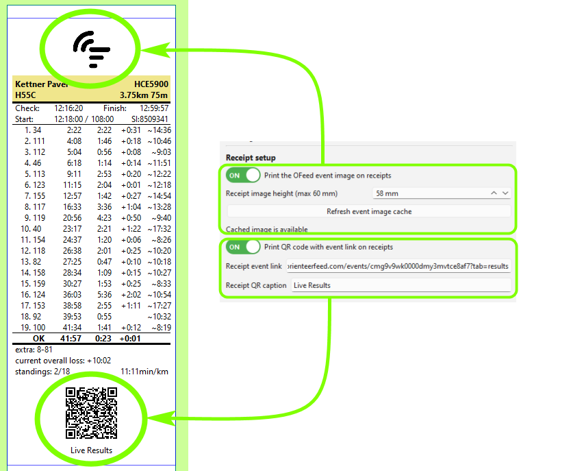 Setup Receipt