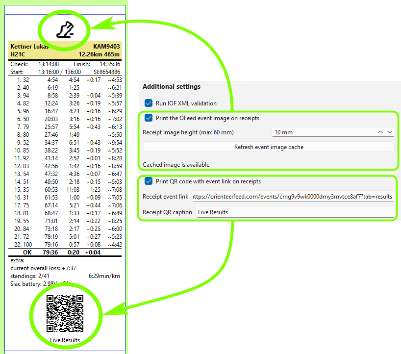 Setup Receipt