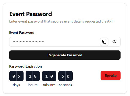 Event form